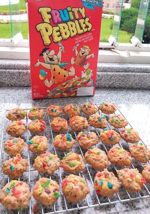 Foto resep Fruity Pebbles Cookies