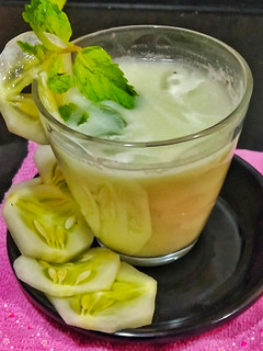 A picture of Cucumber Lassi.
