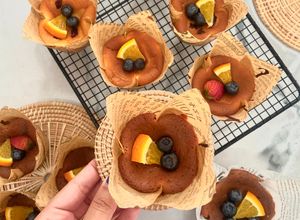 รูปของ Basque Burnt Nutella Cheesecake (ชีสเค้กหน้าไหม้ นูเทลล่า)