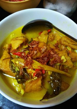 Foto resep Tahu sayur bumbu kuning