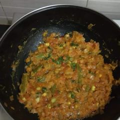 A picture of Drumstick bhartha.