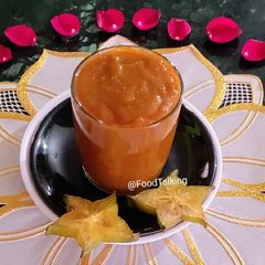 A picture of Star Fruits Marmalade (in Microwave Oven).