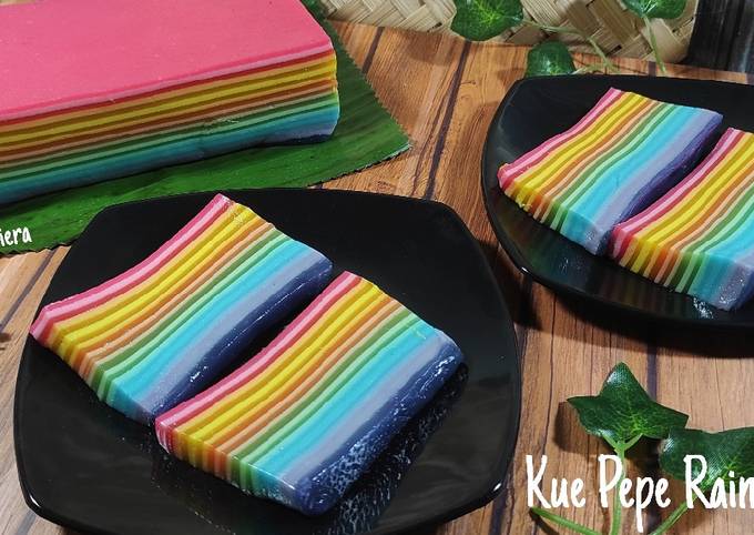 Kue Lapis Pepe Rainbow