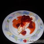 Cheese cake με καραμελωμένες φράουλες Παρλιάρου