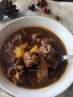 Foto resep Semur Bola daging Kentang