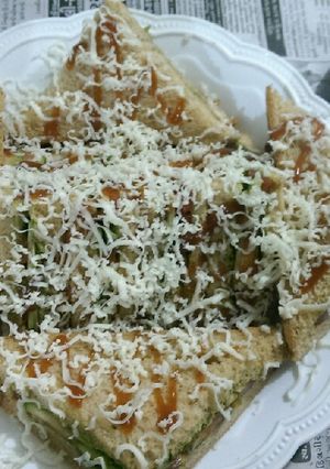 A picture of Veg.cheese Sandwich.