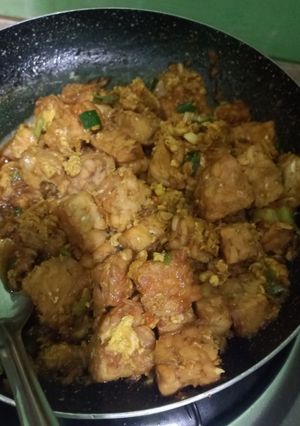 Foto resep Oseng Kecap Tempe Telur Orak arik
