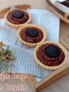 Foto resep Triple Fudge Pie Brownie