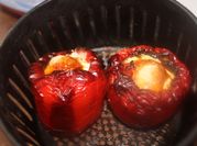 Una foto de morrón pimiento relleno
