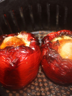 Una foto de Pimientos rellenos de menestra y atún
