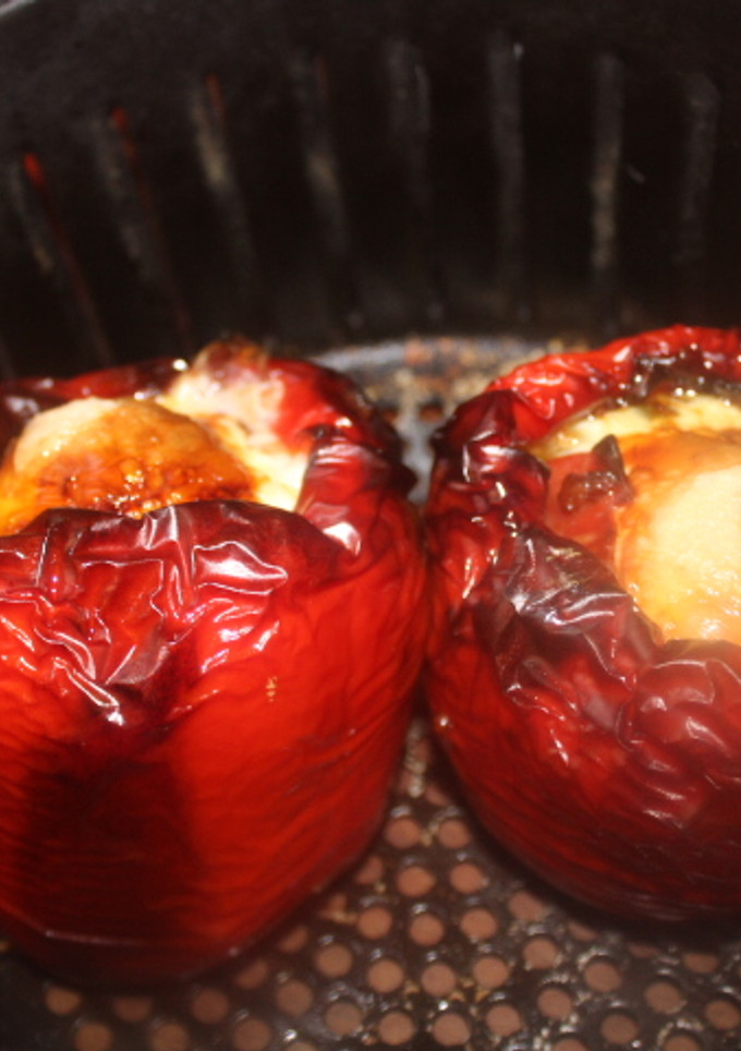 Una foto de Pimientos rellenos de menestra y atún