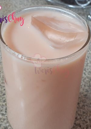 Una foto de Agua de mamey