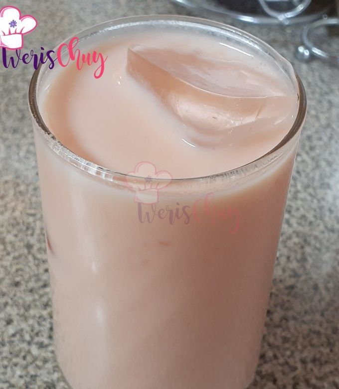 Una foto de Agua de mamey