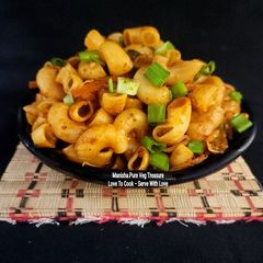 A picture of Chinese Style Vegetable Macaroni Pasta.