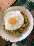 Charquicán con huevo frito