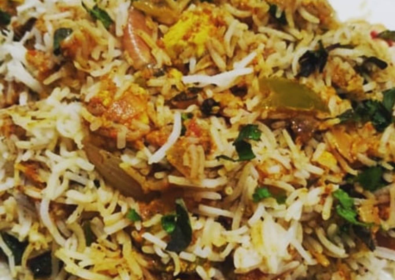 Paneer tikka biryani