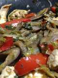 Chop suey con pollo