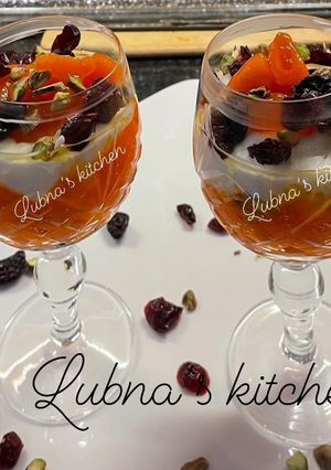 A picture of Persimmon Yogurt Parfaits:.