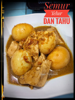 Foto resep Semur telur dan tahu