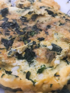 Una foto de Tortilla de espinacas