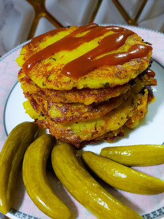 عکسی از دستور پنکیک سیب زمینی