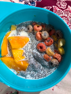 Foto resep Pudding chia with mango& cereal