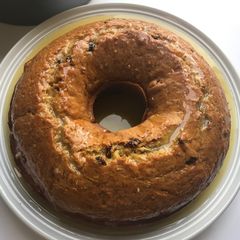 A picture of Citrus Raisins Breakfast Cake.