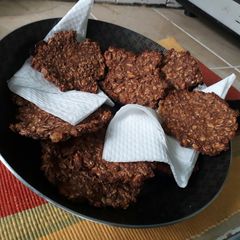 A picture of Healthy banana choco oatmeal cookies #cookiescontest.