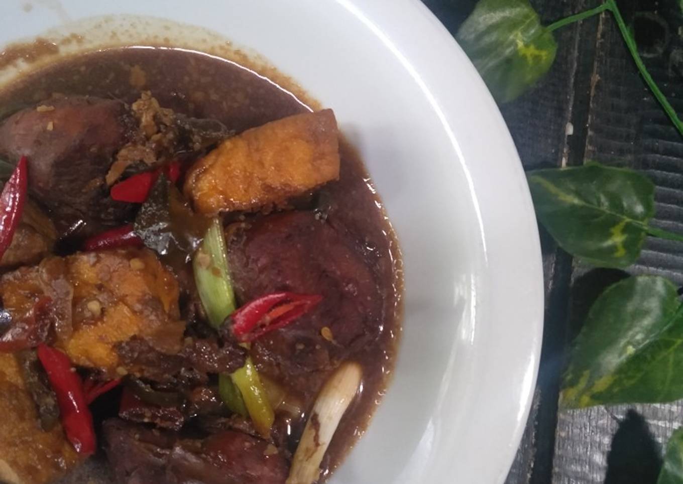 Tahu ayam tumis kecap