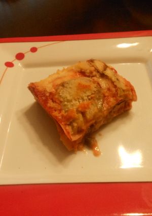 Una foto de Lasagna de berenjenas