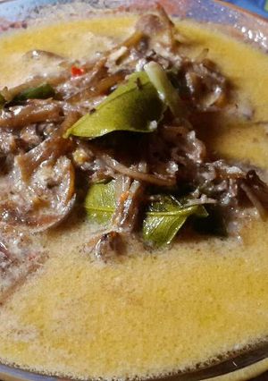 Foto resep Jantung Pisang Kuah Santan