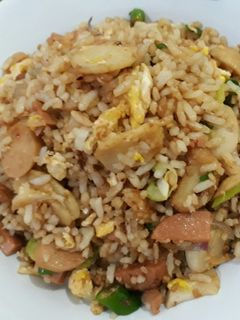 Foto resep Nasi goreng kornet sosis