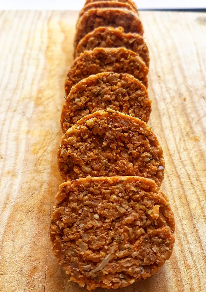Una foto de Chorizo vegano