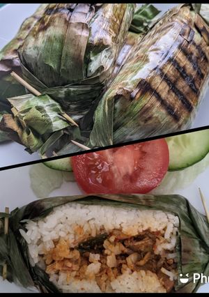 Foto resep Nasi Bakar Ayam Jamur