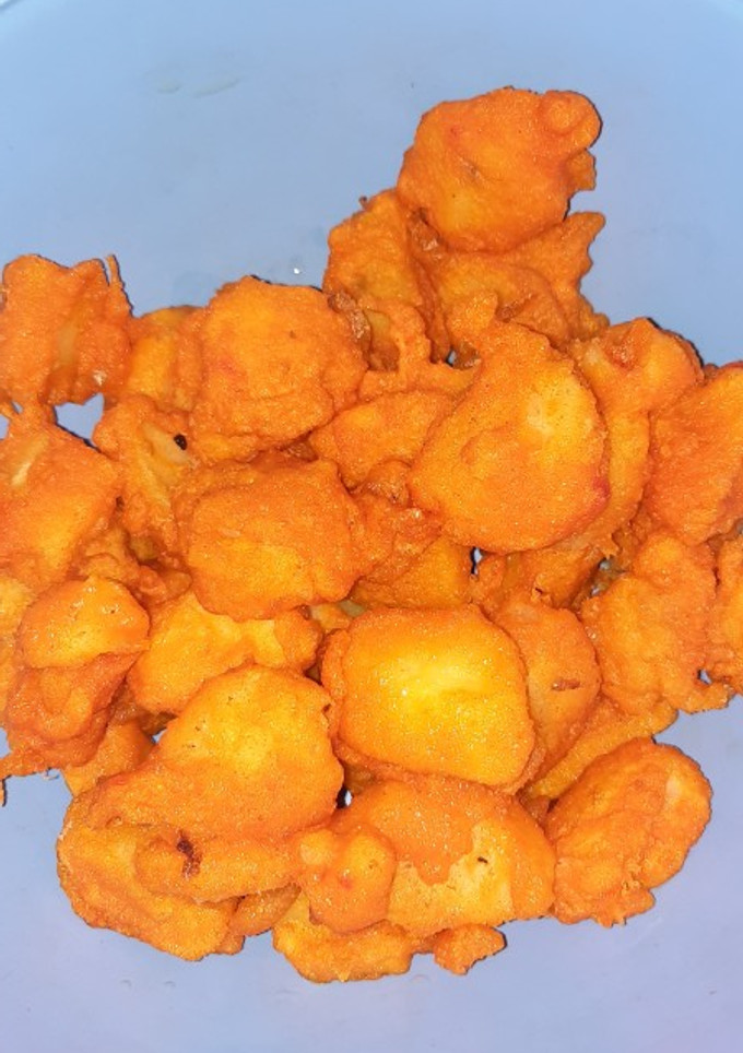 A picture of Viazi karai#themechallenge.