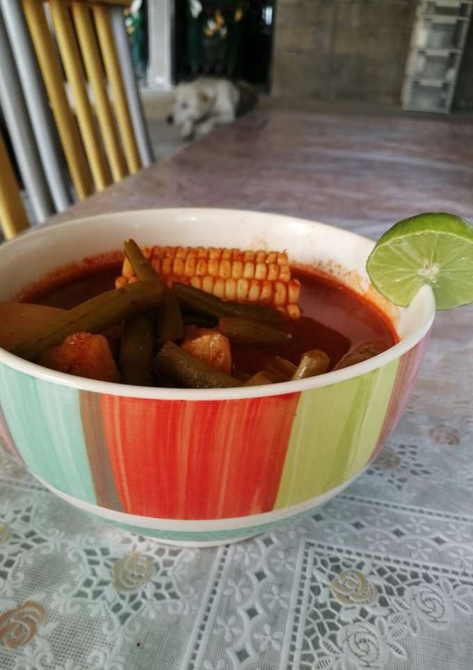 Una foto de Mole de olla de mi mamá
