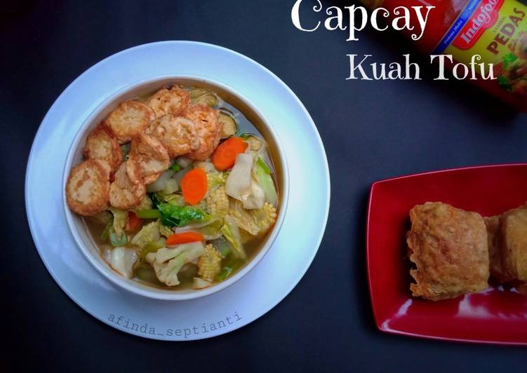 Resep Capcay Kuah Tofu yang praktis