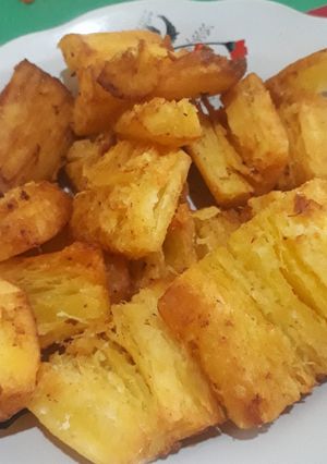 Foto resep Singkong goreng merekah
