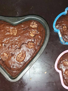 Una foto de Brownie con nueces