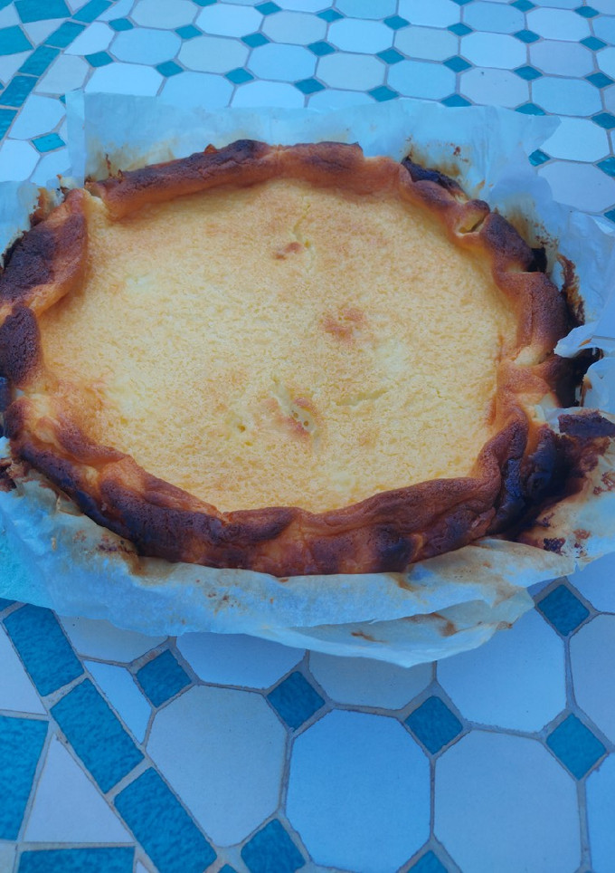 Una foto de Tarta de queso al horno