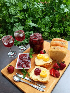 عکسی از دستور مربای توت فرنگی
