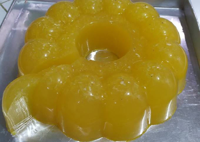 Resep Agar Agar Jeruk Peras Asli, Sempurna