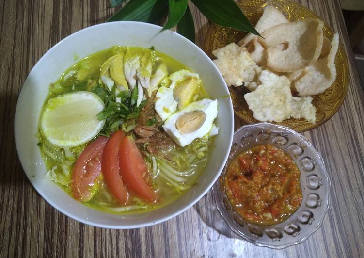 Resep Soto ayam, Bisa Manjain Lidah