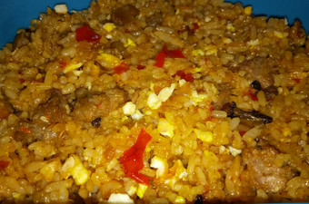 Bagaimana Membuat Nasi Goreng Kari Kambing Simpel