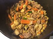 A picture of ground beef mirin