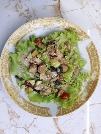 Cara Gampang Membikin Resep Chicken caesar salad yang Lezat Anti Ribet, Lezat Sekali