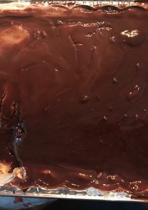 A picture of No Bake Eclair Cake.