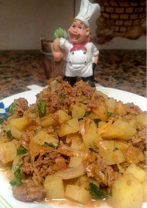 Una foto de Picadillo de patata