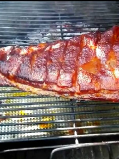 Foto principal de Costillar asado con salsa barbacoa