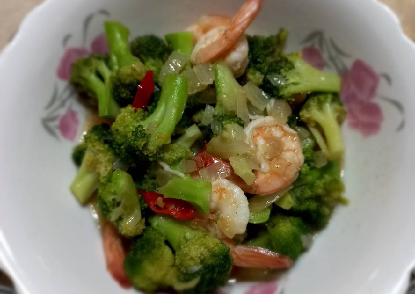 Brokoli Udang Tumis